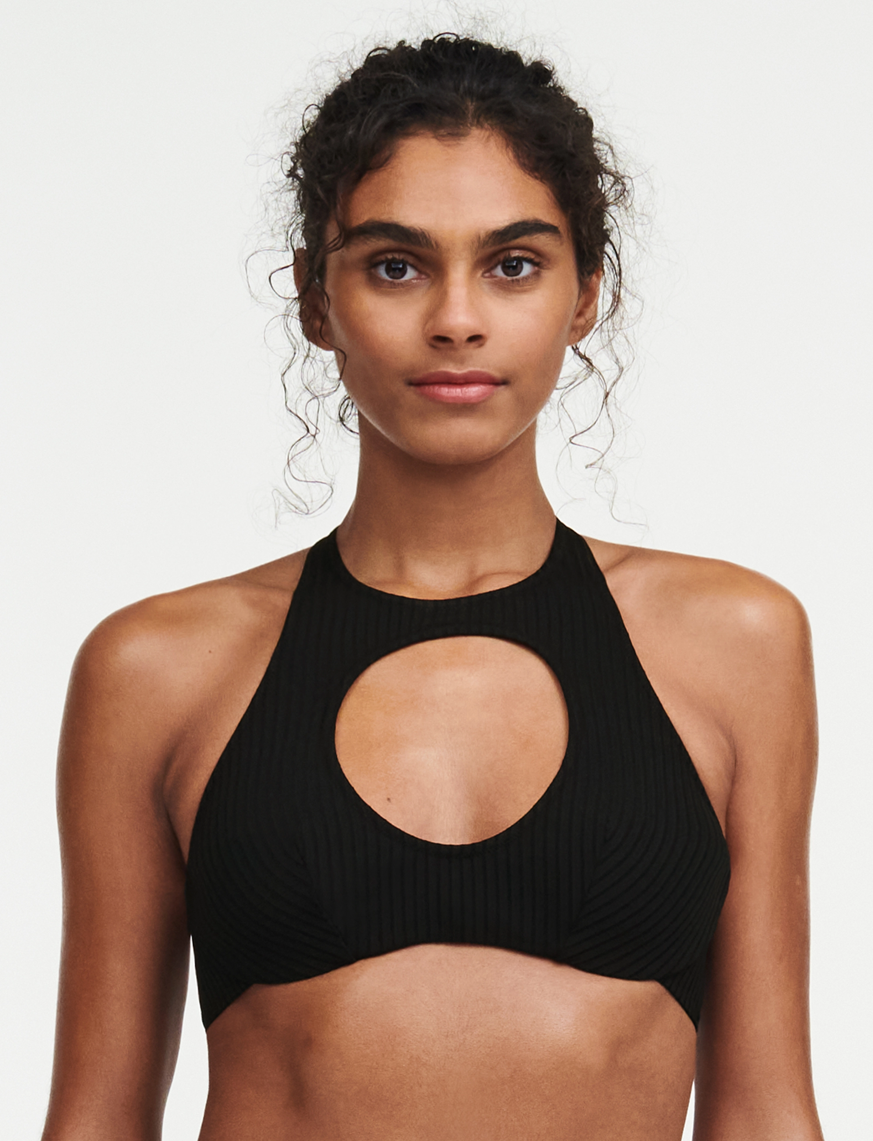 Passionata - Nia Bikini Underwired bra (roundneck) - bikinio liemenėlės su kaspinėliais - black - 3