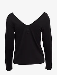 Passionata - Marta Long-sleeved T-shirt - laveste priser - black - 1