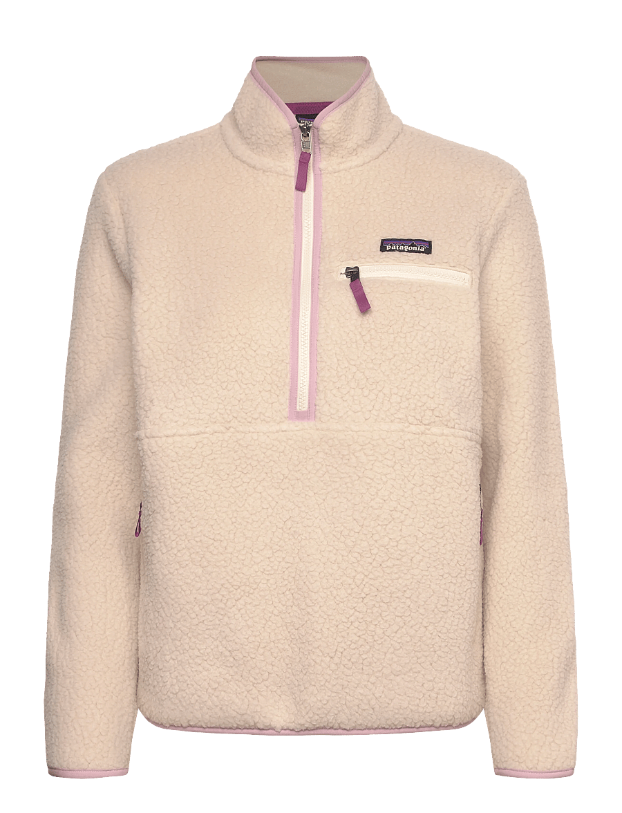 Patagonia - Retro Pile Fleece Marsupial Jacket - toppar - dark natural - 0