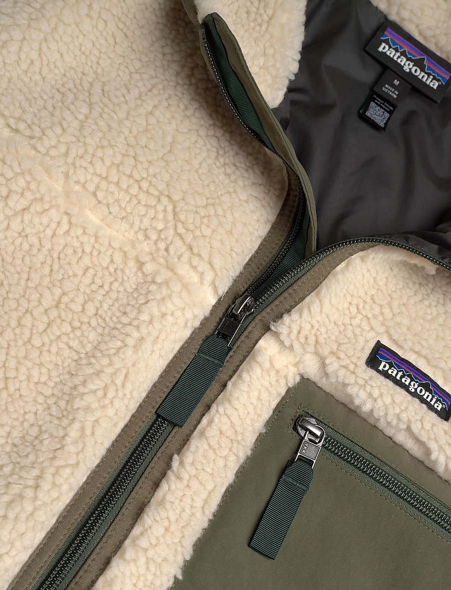 Patagonia - Retro-X® Fleece Vest - fleece og mellemlag - beige/green - 2