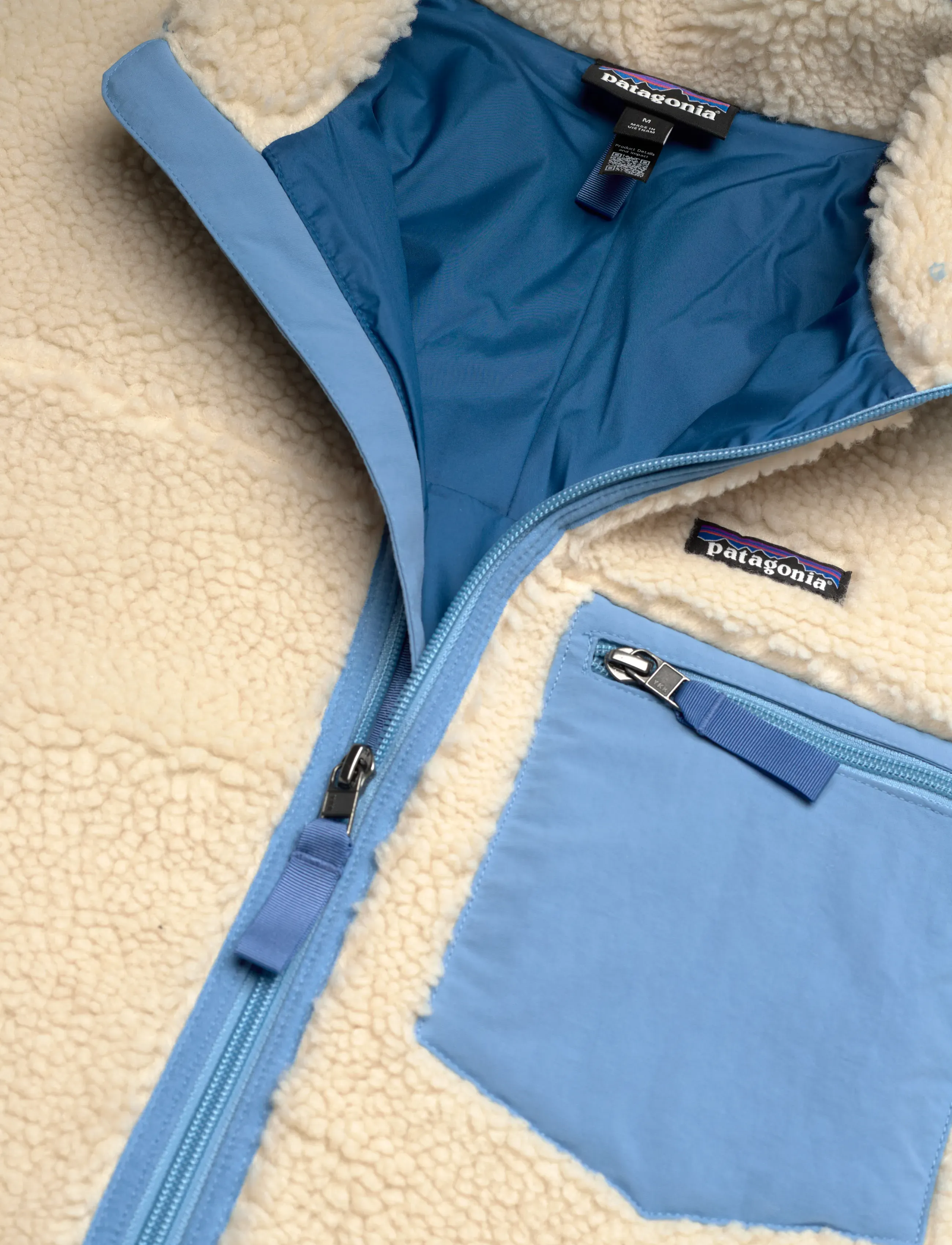 Patagonia - Classic Retro-X Fleece Jacket - fleece og mellemlag - beige - 2