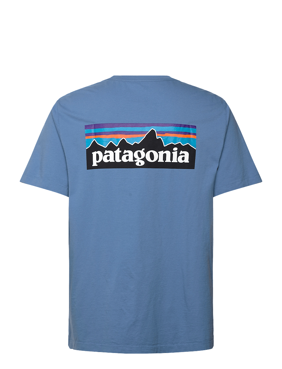 Patagonia - P-6 Logo T-Shirt - topit & t-paidat - blue - 1