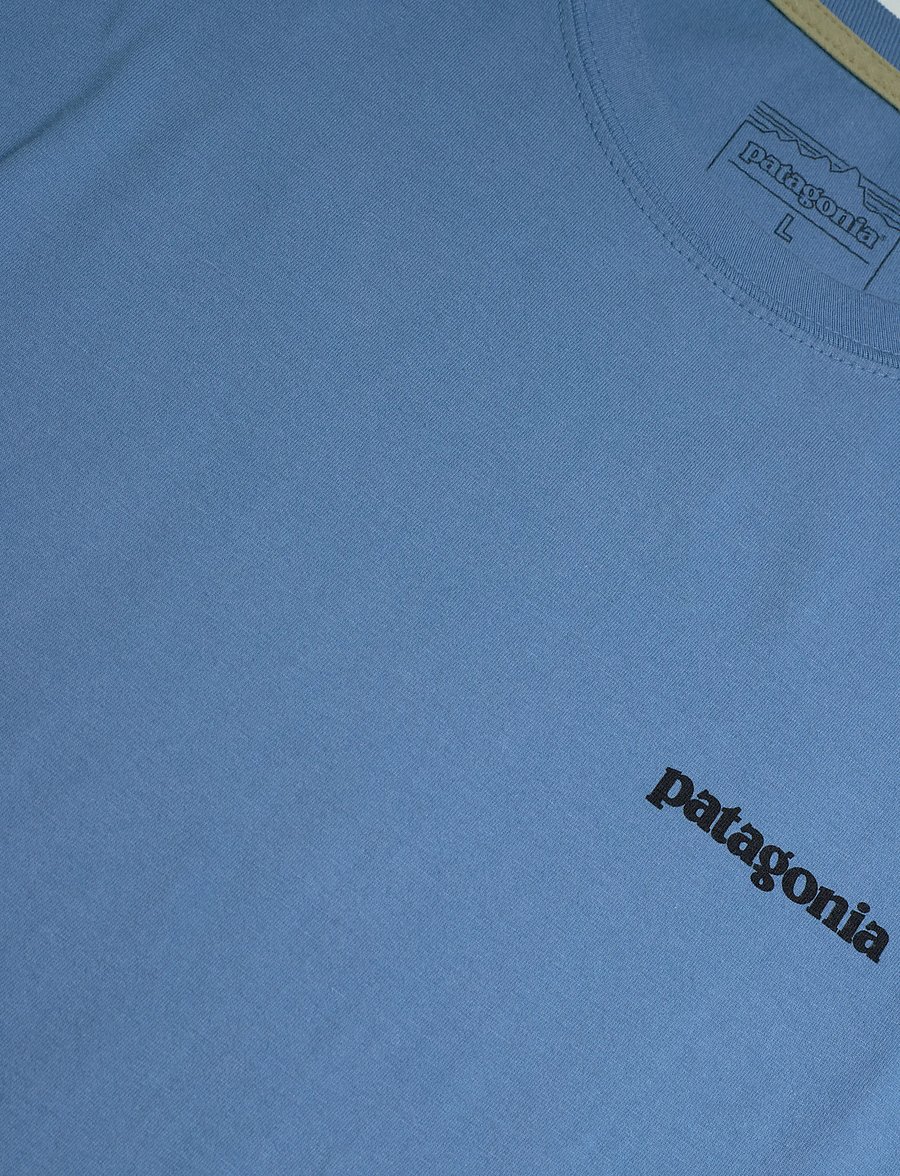 Patagonia - P-6 Logo T-Shirt - topit & t-paidat - blue - 2