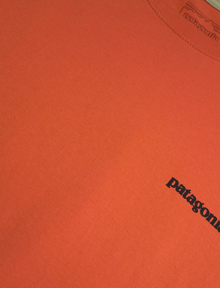 Patagonia - P-6 Logo T-Shirt - oberteile & t-shirts - orange - 2