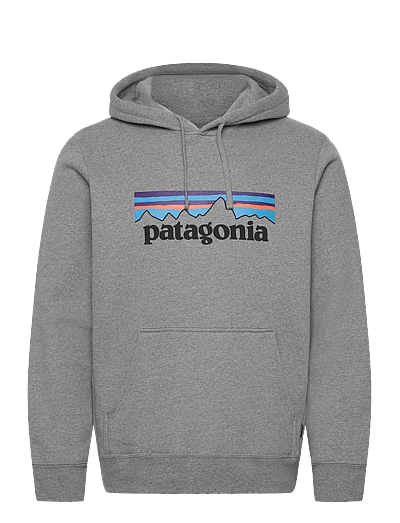 Patagonia P-6 Logo Uprisal Hoody - Överdelar - GRAVEL HEATHER / grey