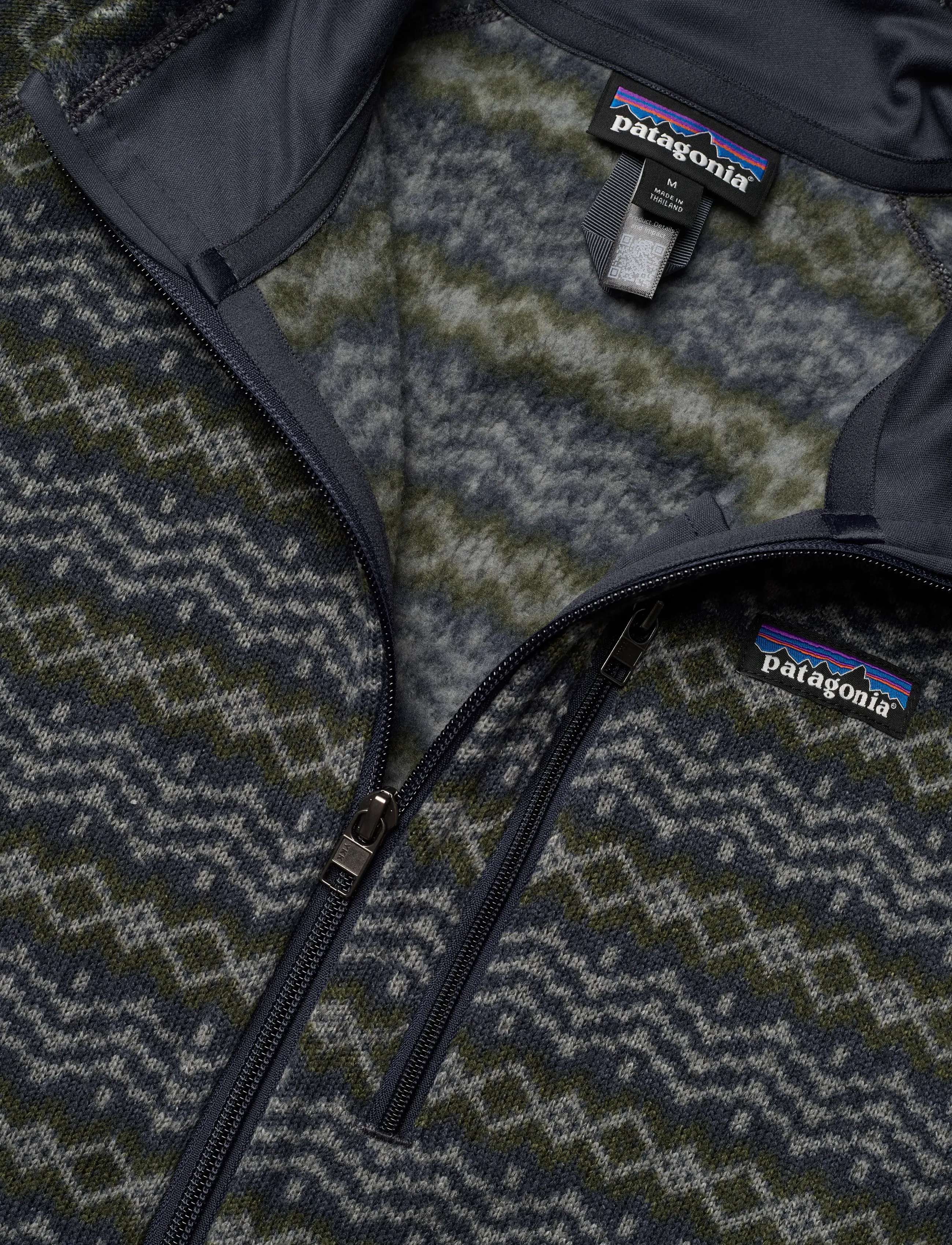 Patagonia - Patagonia Jacket - fleece & mellanlager - woven together: smolder blue - 2