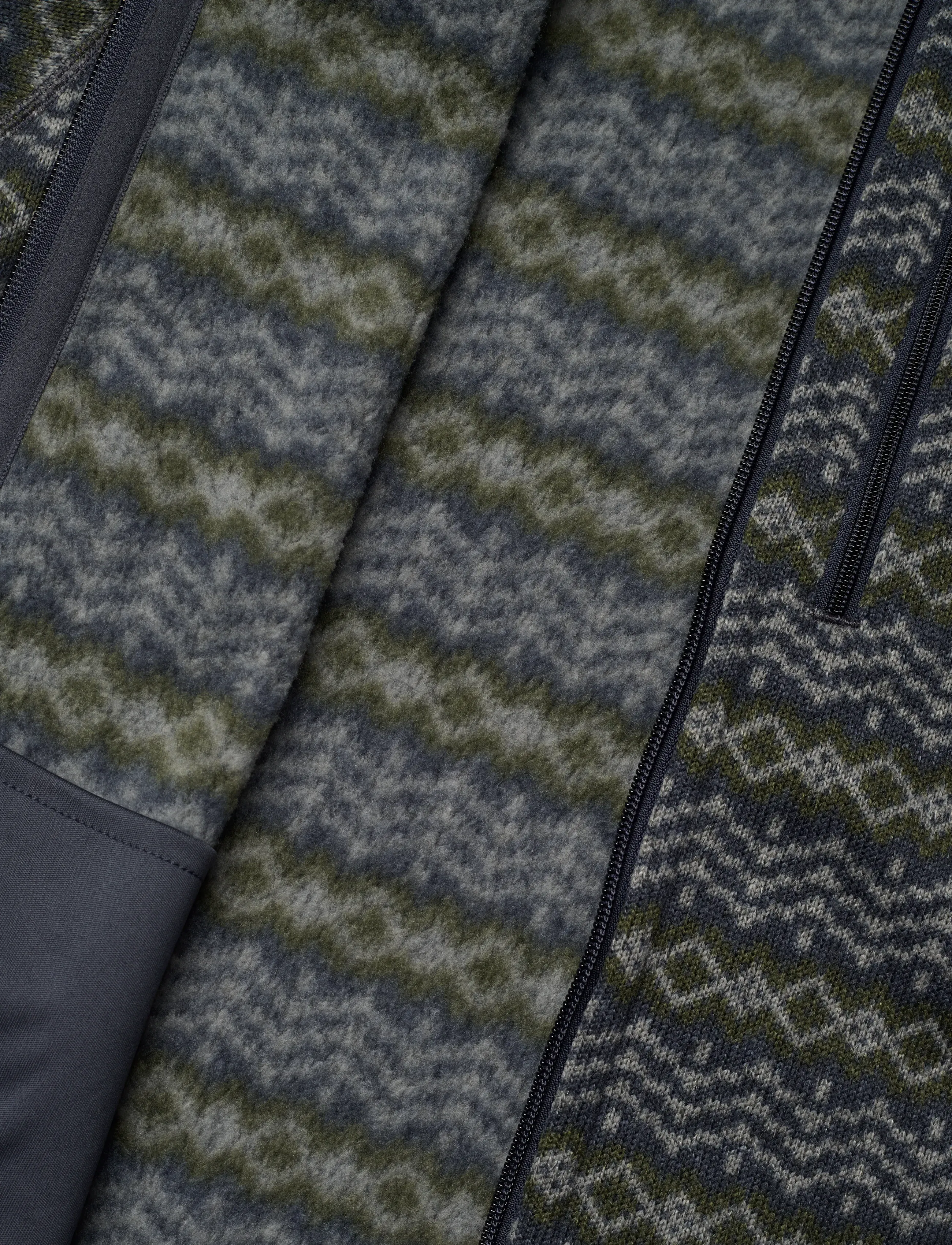 Patagonia - Patagonia Jacket - fleece & mellanlager - woven together: smolder blue - 4