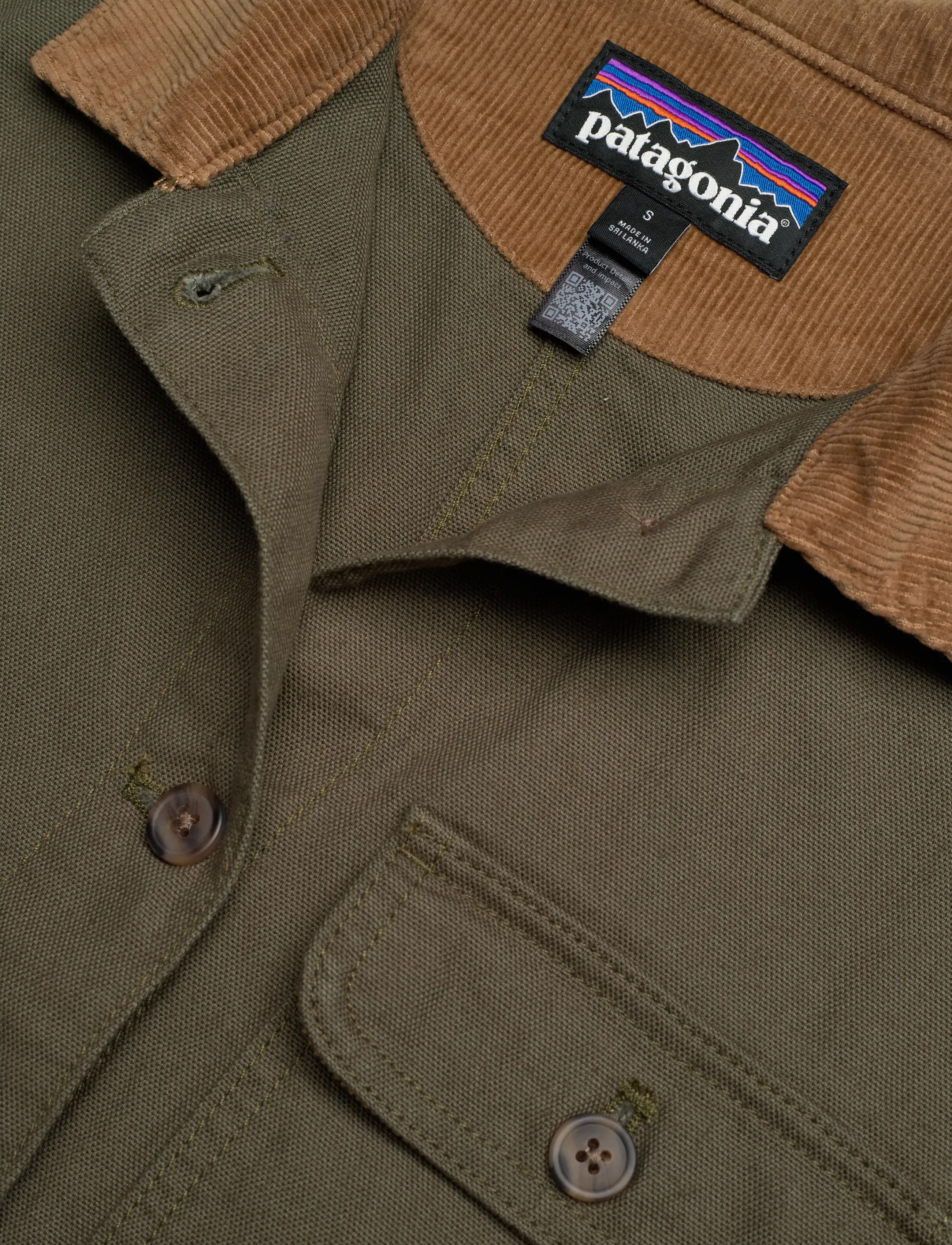 Patagonia - W's Point Reyes Canvas Coat - utility jackets - basin green - 5