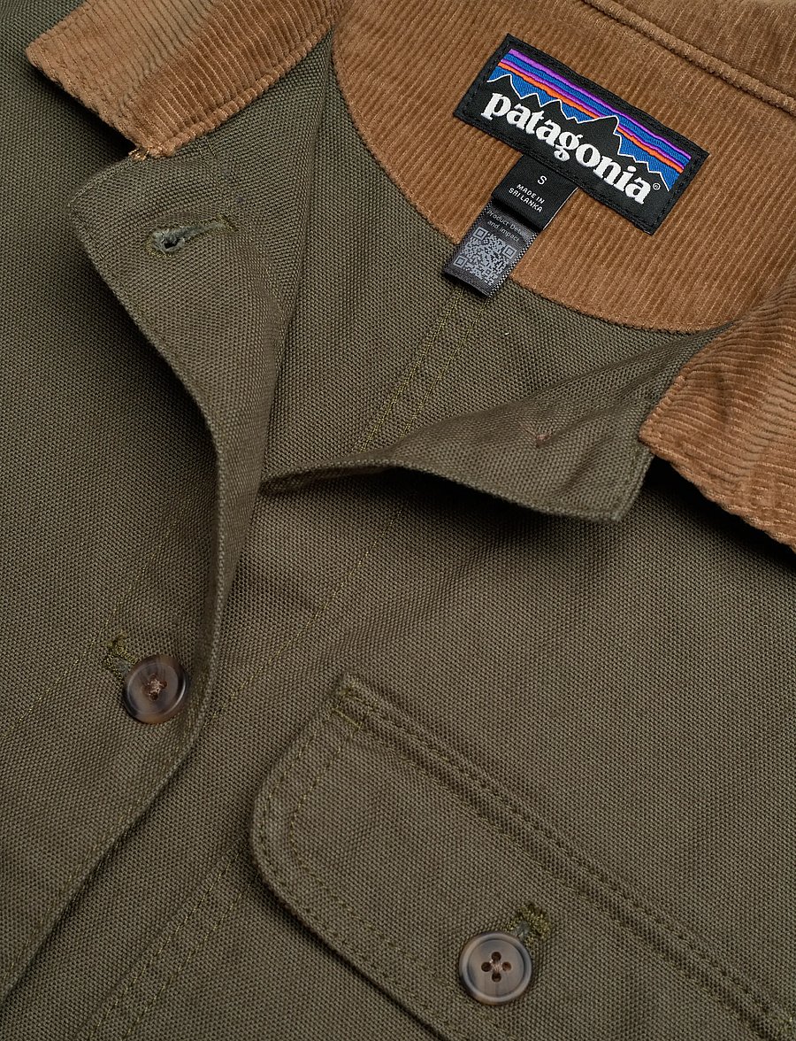 Patagonia - W's Point Reyes Canvas Coat - utility jackets - basin green - 5