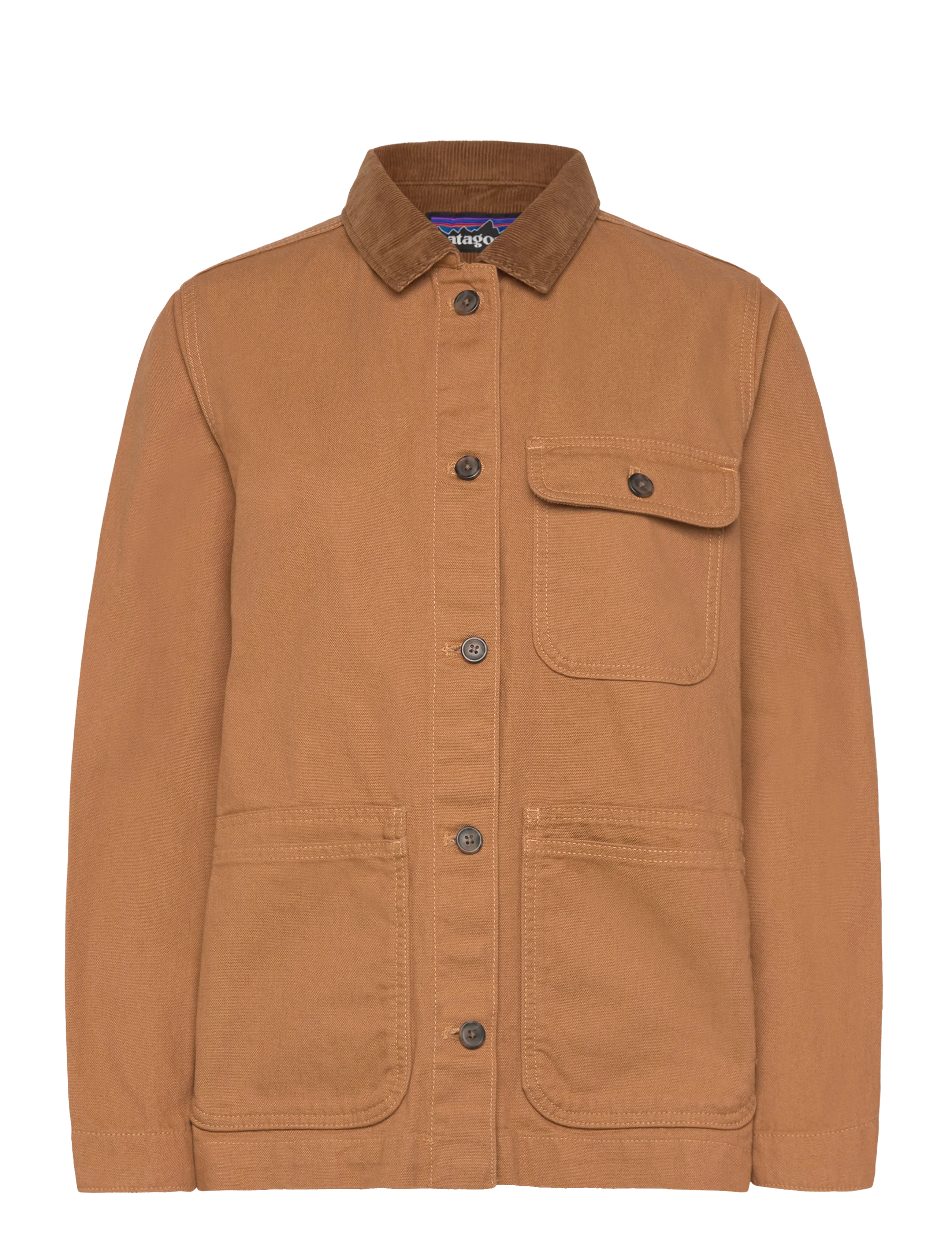 Patagonia W's Point Reyes Canvas Coat - Transitional Layering - NEST BROWN / brown
