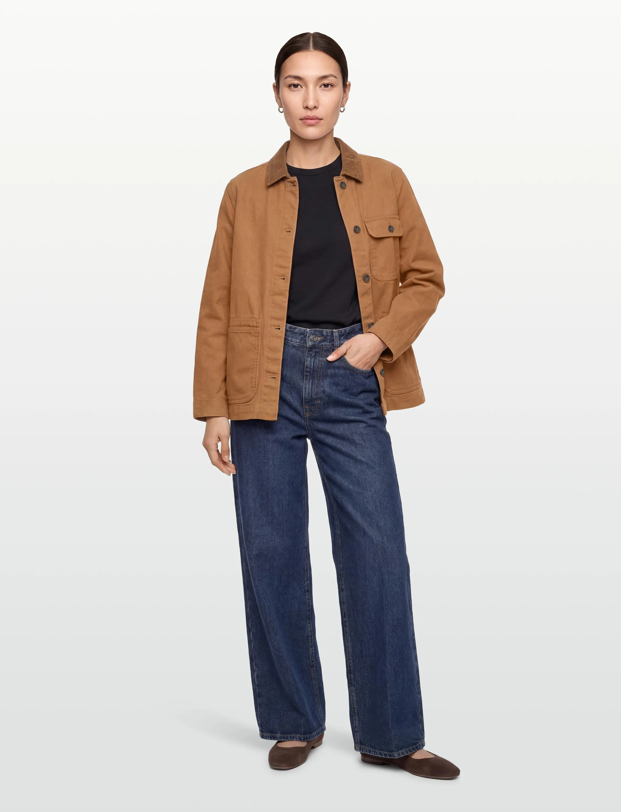 Patagonia W's Point Reyes Canvas Coat - Utility-jakker - NEST BROWN / brown