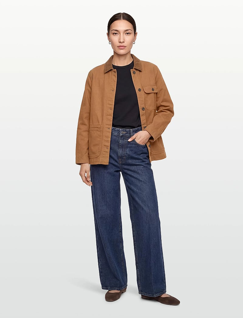 Patagonia - W's Point Reyes Canvas Coat - utility-jakker - nest brown - 0