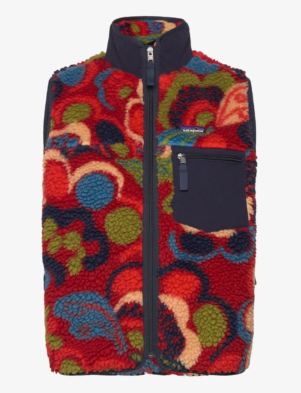 Patagonia - W's Classic Retro-X Vest - outdoor - river river: amanita red - 0