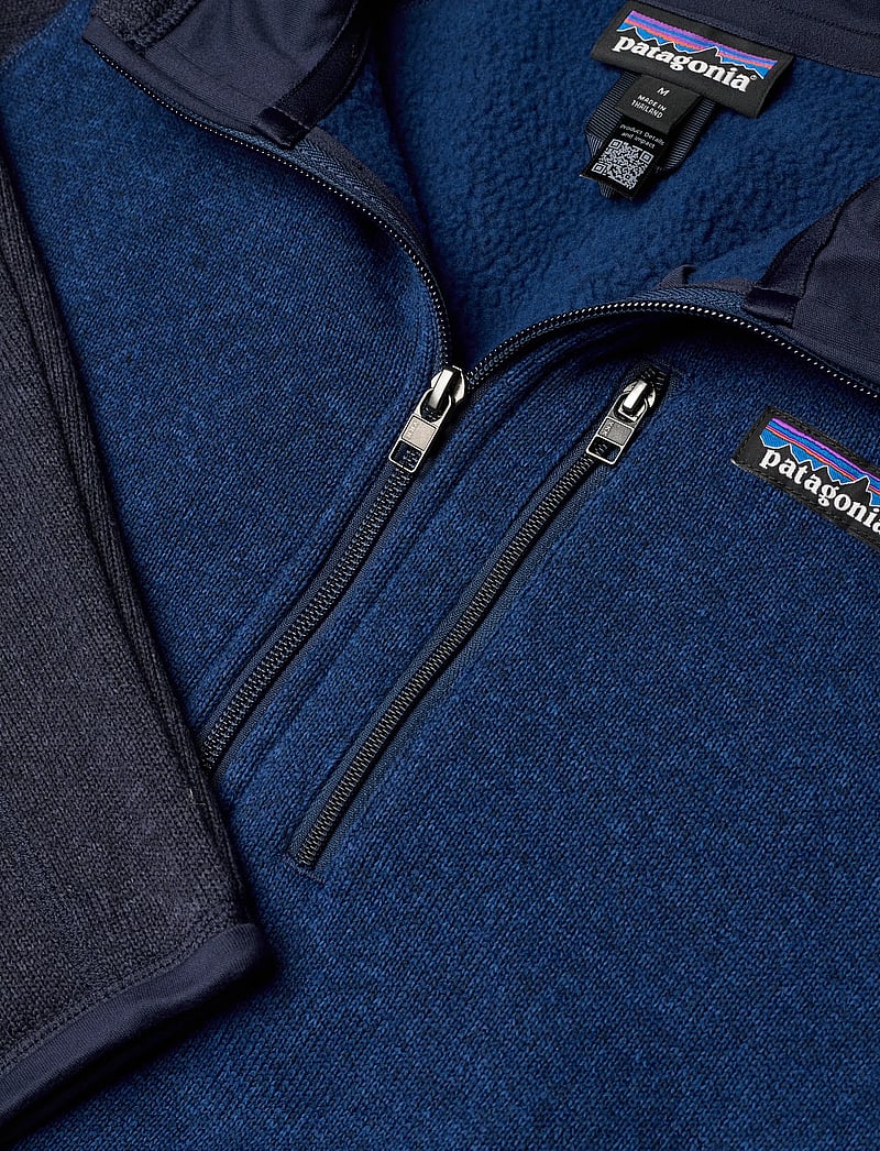 Patagonia - M's Better Sweater 1/4 Zip - Överdelar - clement blue - 2