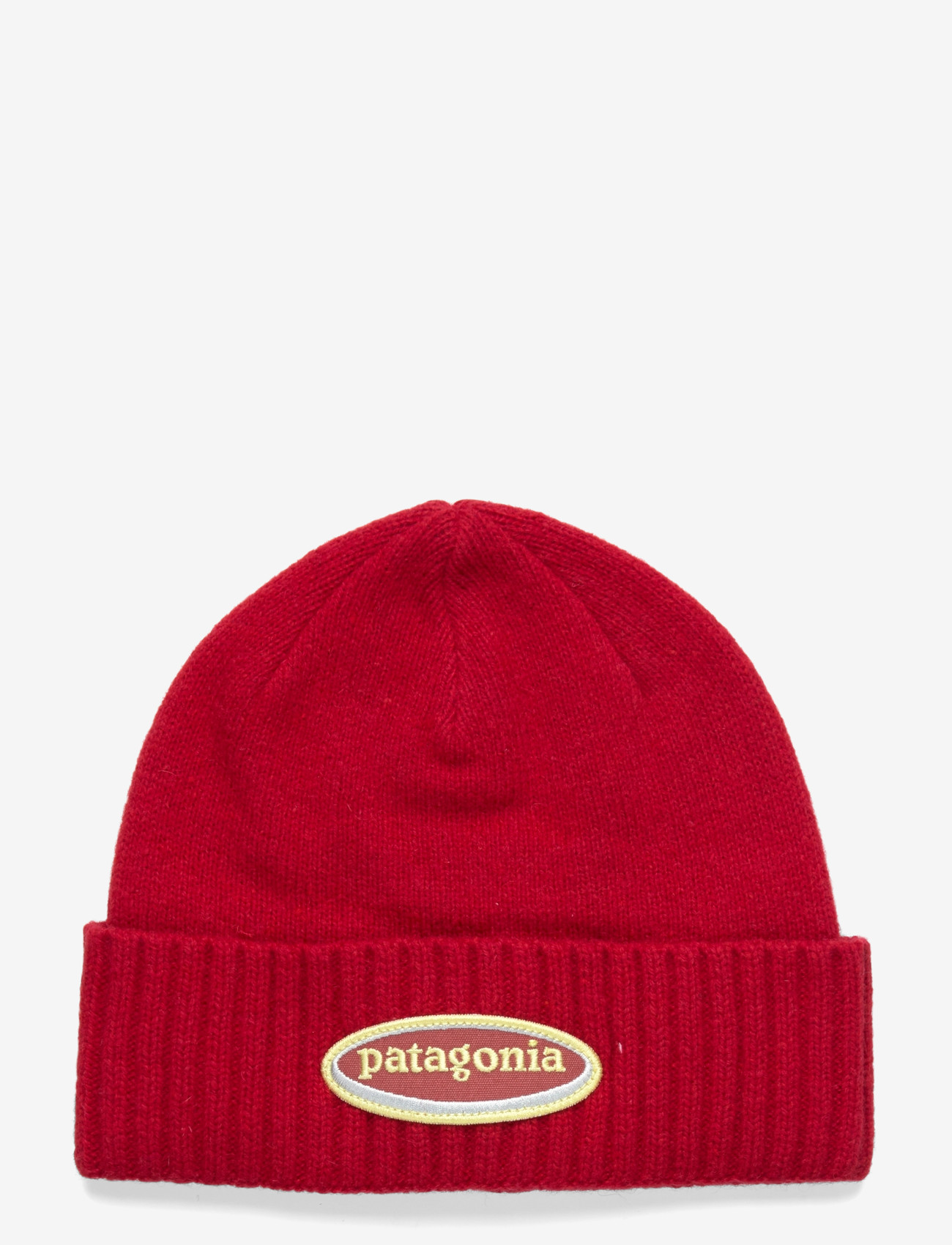 Patagonia - Brodeo Beanie - hattar - oval logo: amanita red - 0