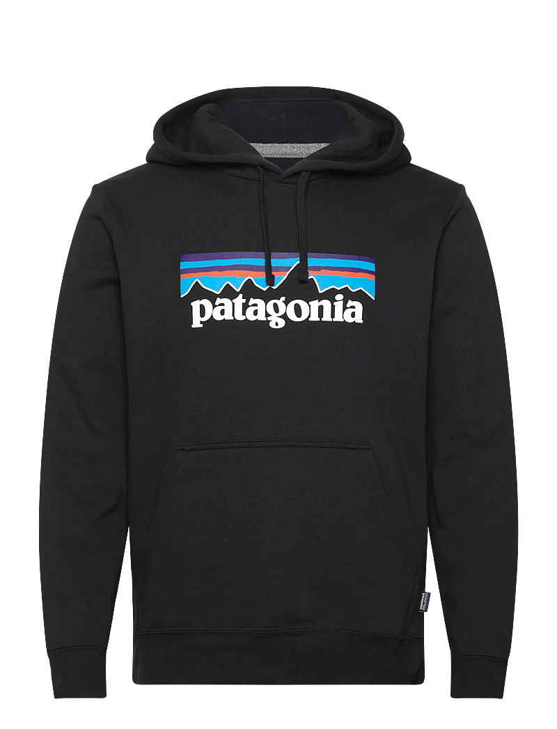 Patagonia - P-6 Logo Uprisal Hoody - huvtröjor - black - 0