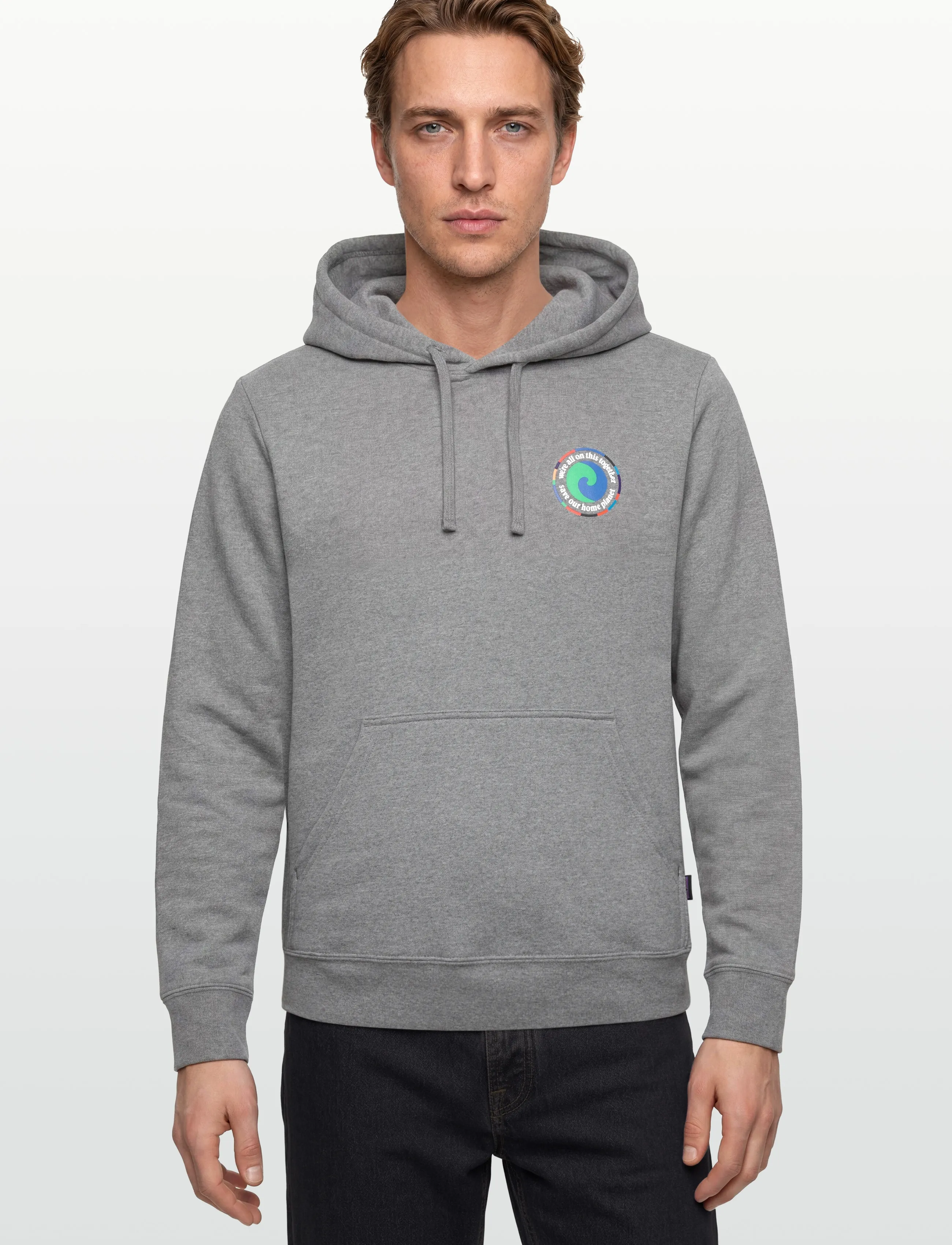 Patagonia - Unity Fitz Uprisal Hoody - kapuutsiga dressipluusid - gravel heather - 3