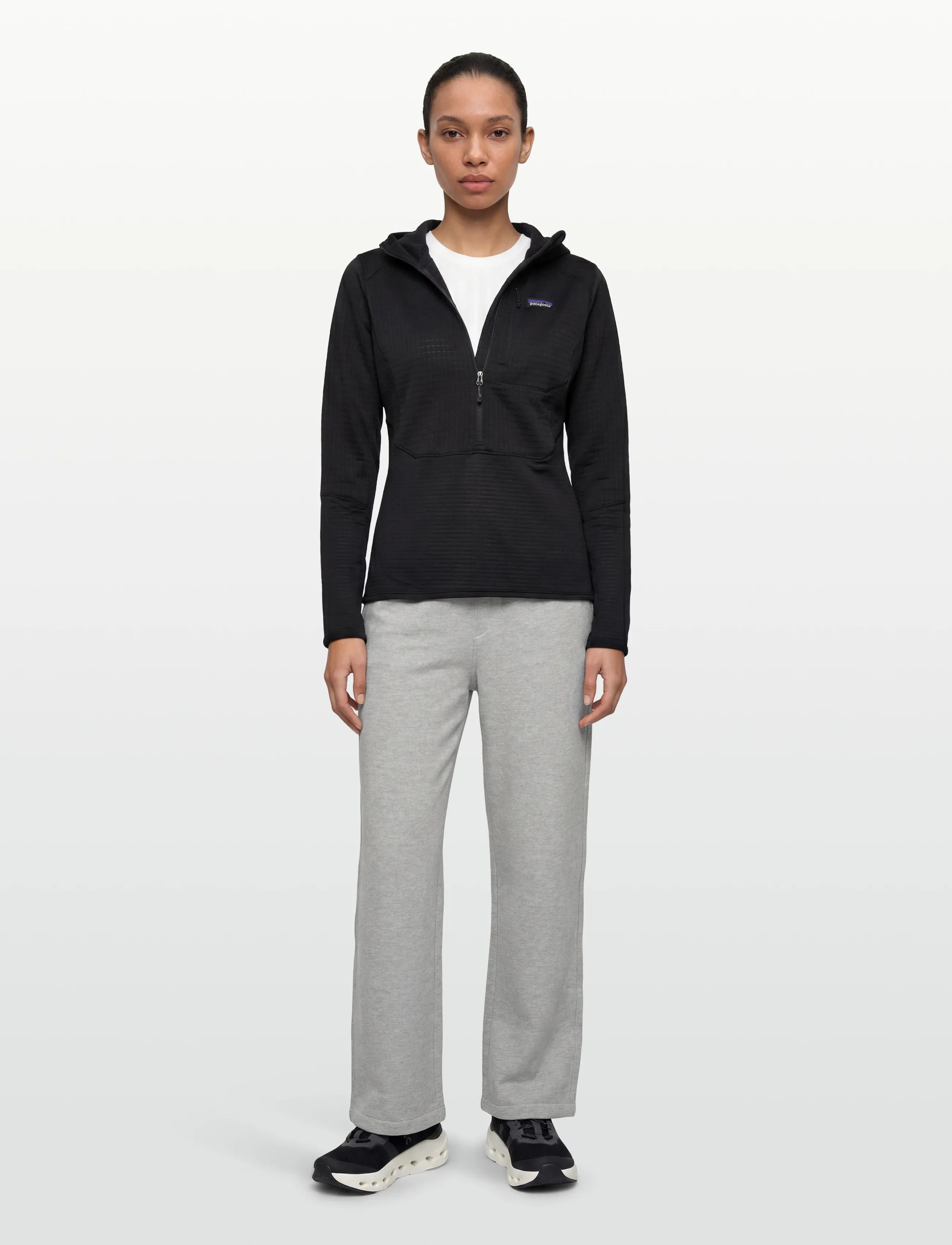 Patagonia W's R1 P/O Hoody, M, Sport Sweatshirts & Hoodies, Schwarz - Frauen