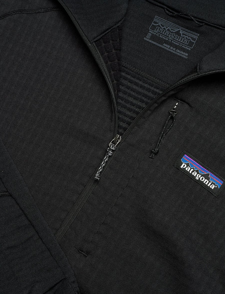 Patagonia - W's R1 P/O Hoody - overshirts - black - 5