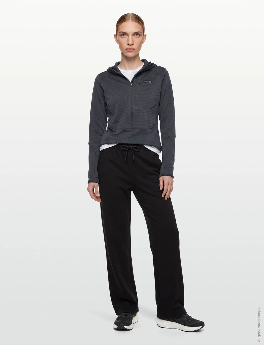 Patagonia - W's R1 P/O Hoody - overshirts - smolder blue - 0