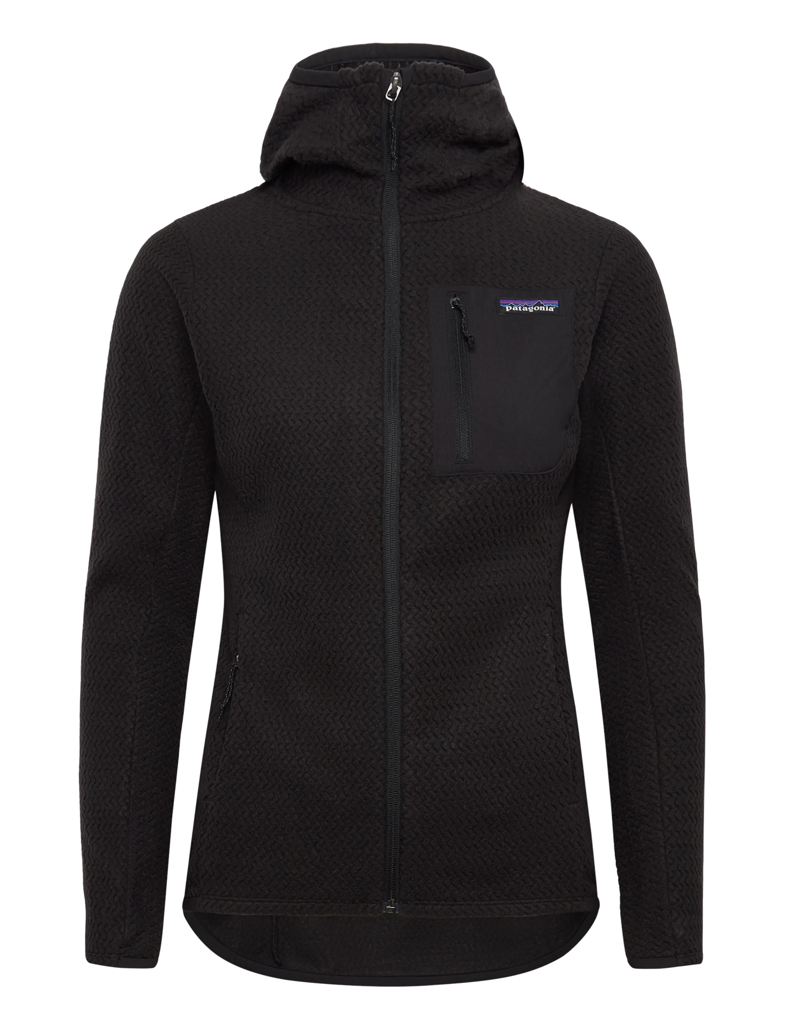 Patagonia W's R1 Air Full-Zip Hoody - Patagonia - BLACK / black