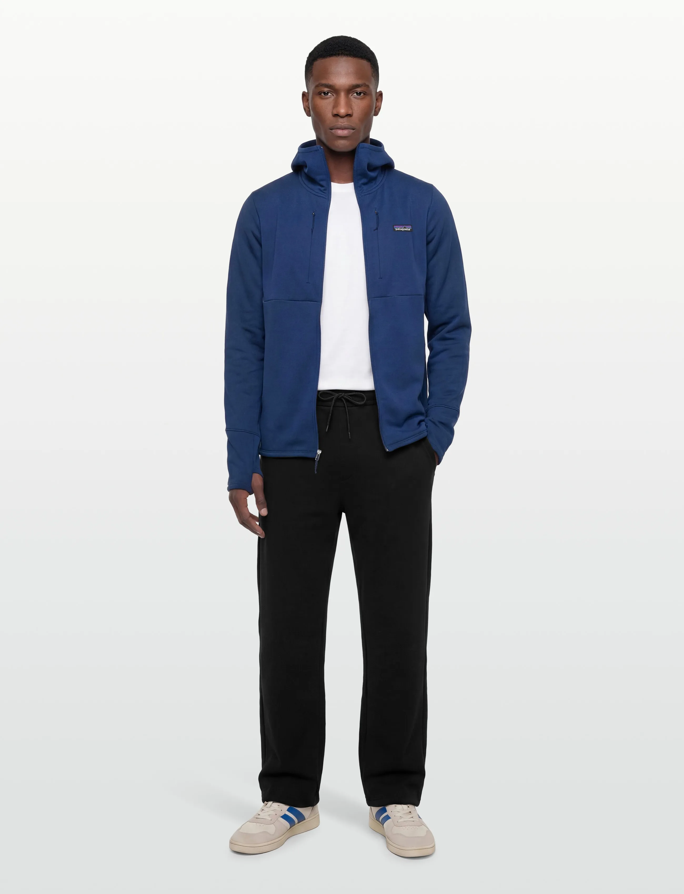 Patagonia M's R1 Thermal Full-Zip Hoody, S, Sport Sweatshirts & Hoodies, Blau - Männerswear