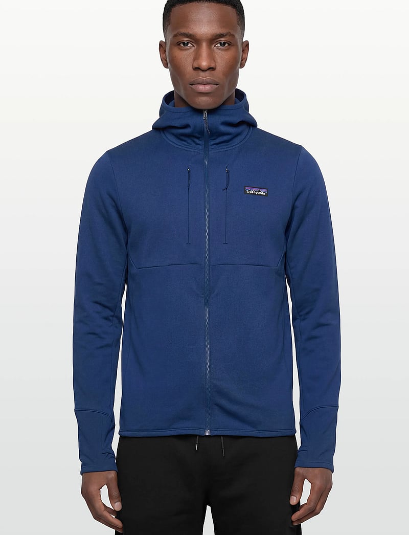 Patagonia - M's R1 Thermal Full-Zip Hoody - alussärgid - clement blue - 3