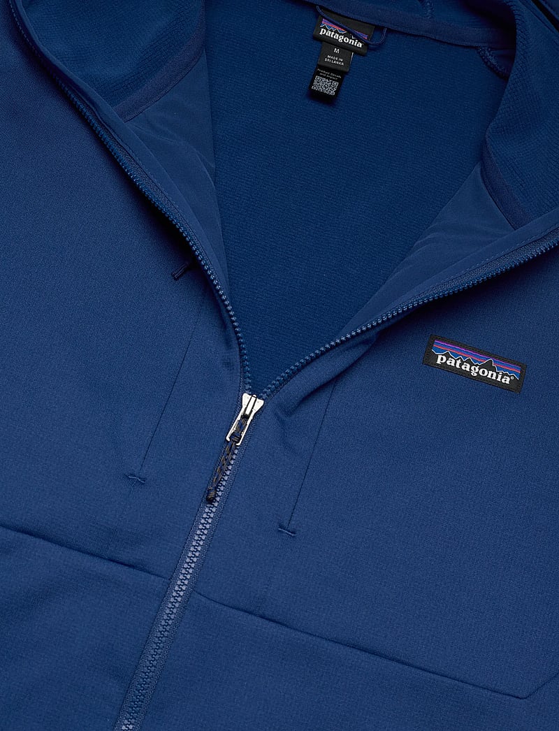 Patagonia - M's R1 Thermal Full-Zip Hoody - huvtröjor - clement blue - 2