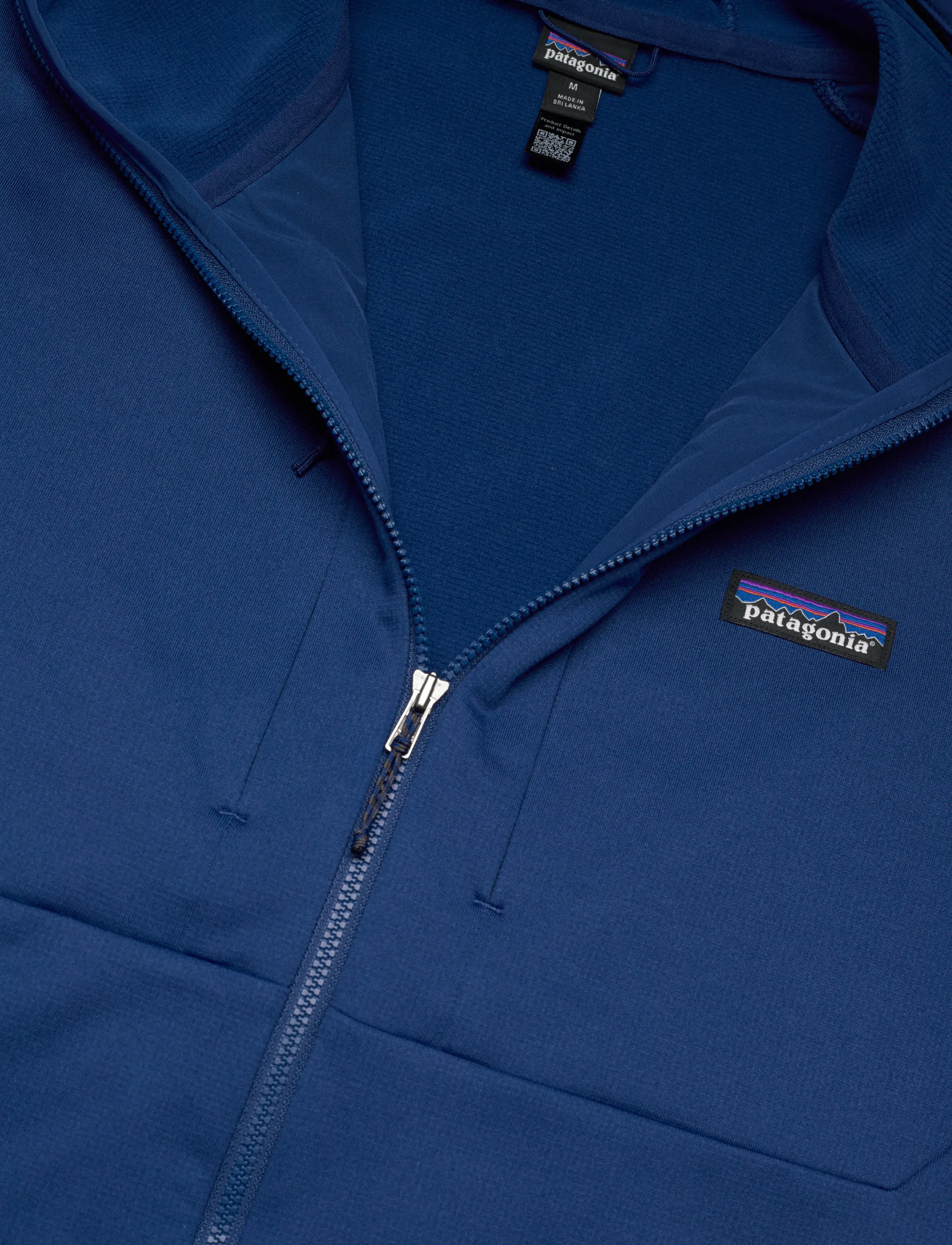 Patagonia - M's R1 Thermal Full-Zip Hoody - alussärgid - clement blue - 5