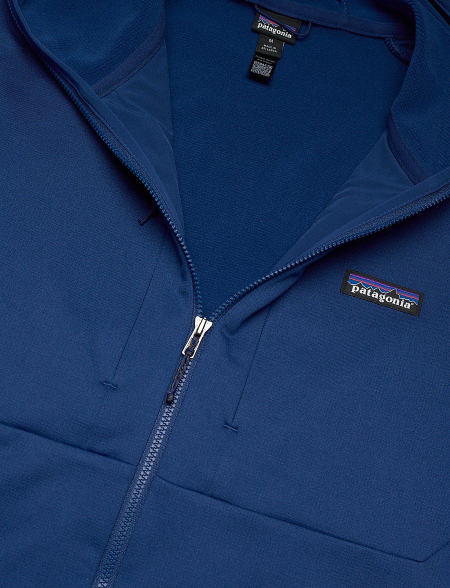 Patagonia - M's R1 Thermal Full-Zip Hoody - alussärgid - clement blue - 5