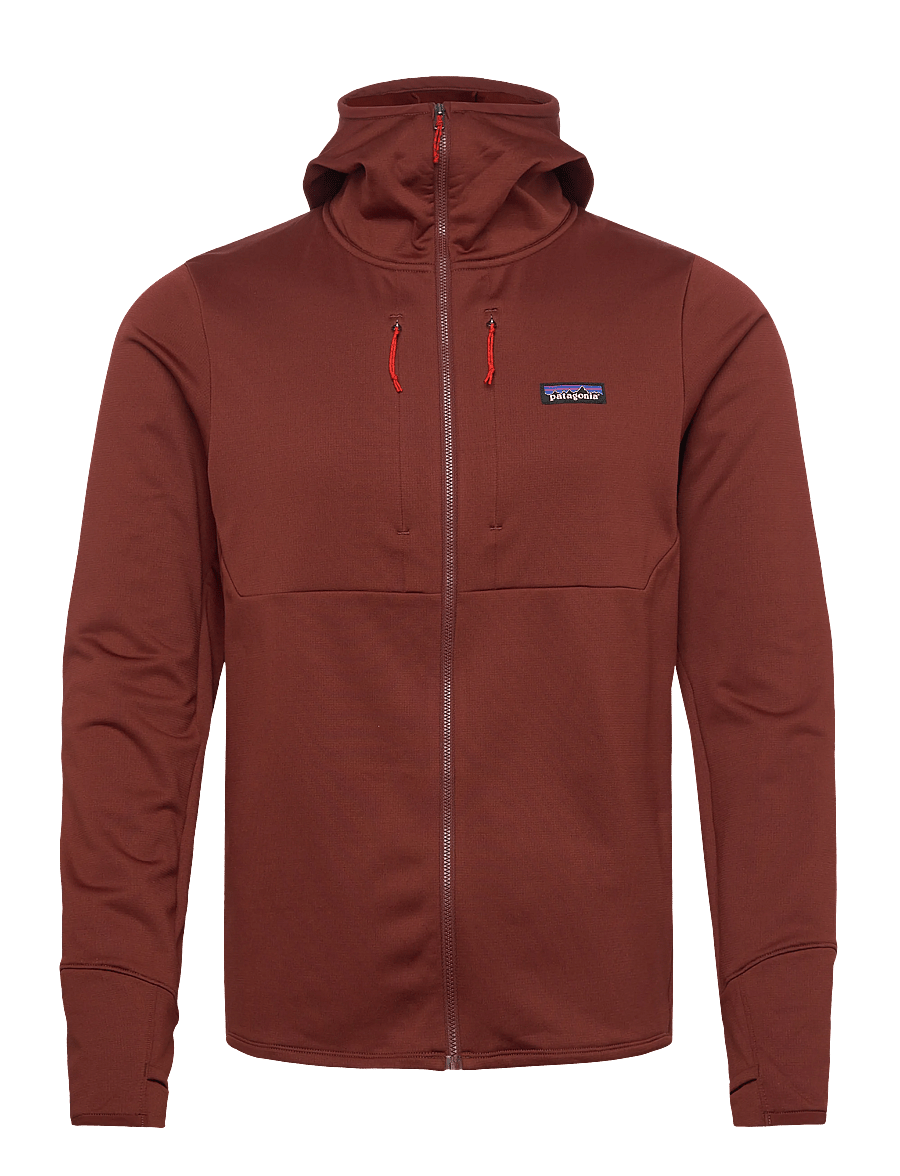 Patagonia - M's R1 Thermal Full-Zip Hoody - overdele - dried vanilla - 1