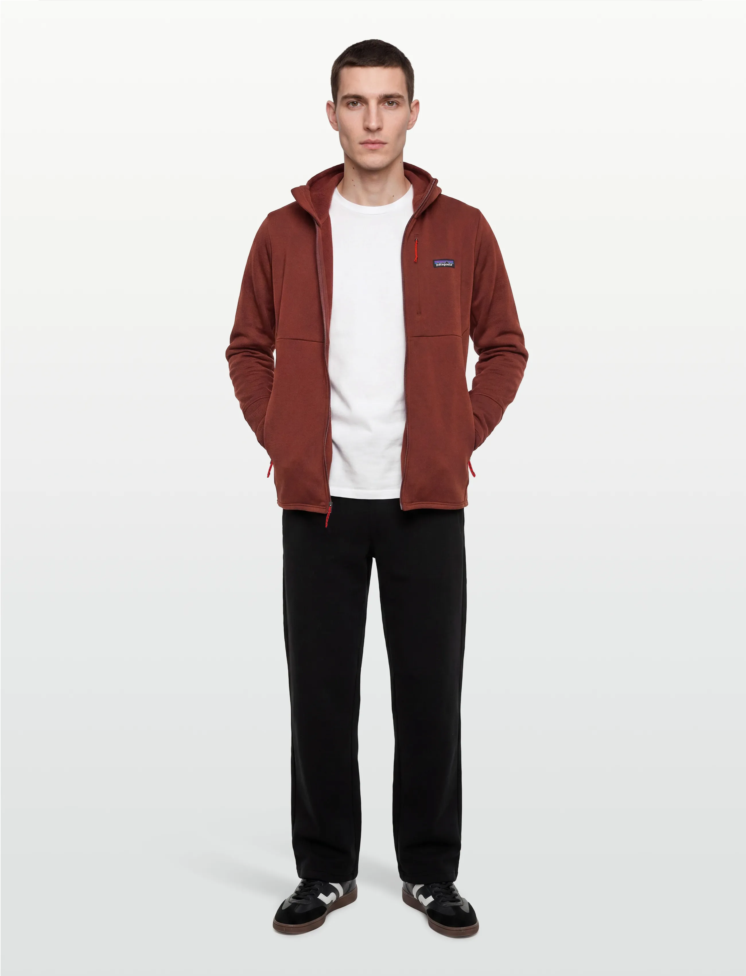Patagonia M's R1 Thermal Full-Zip Hoody, M, Sport Sweatshirts & Hoodies, Burgunderrot - Männerswear
