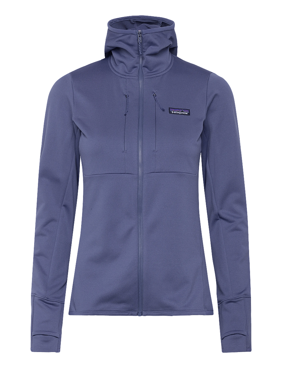 Patagonia - W's R1 Thermal Full-Zip Hoody - sweatshirts - current blue - 0