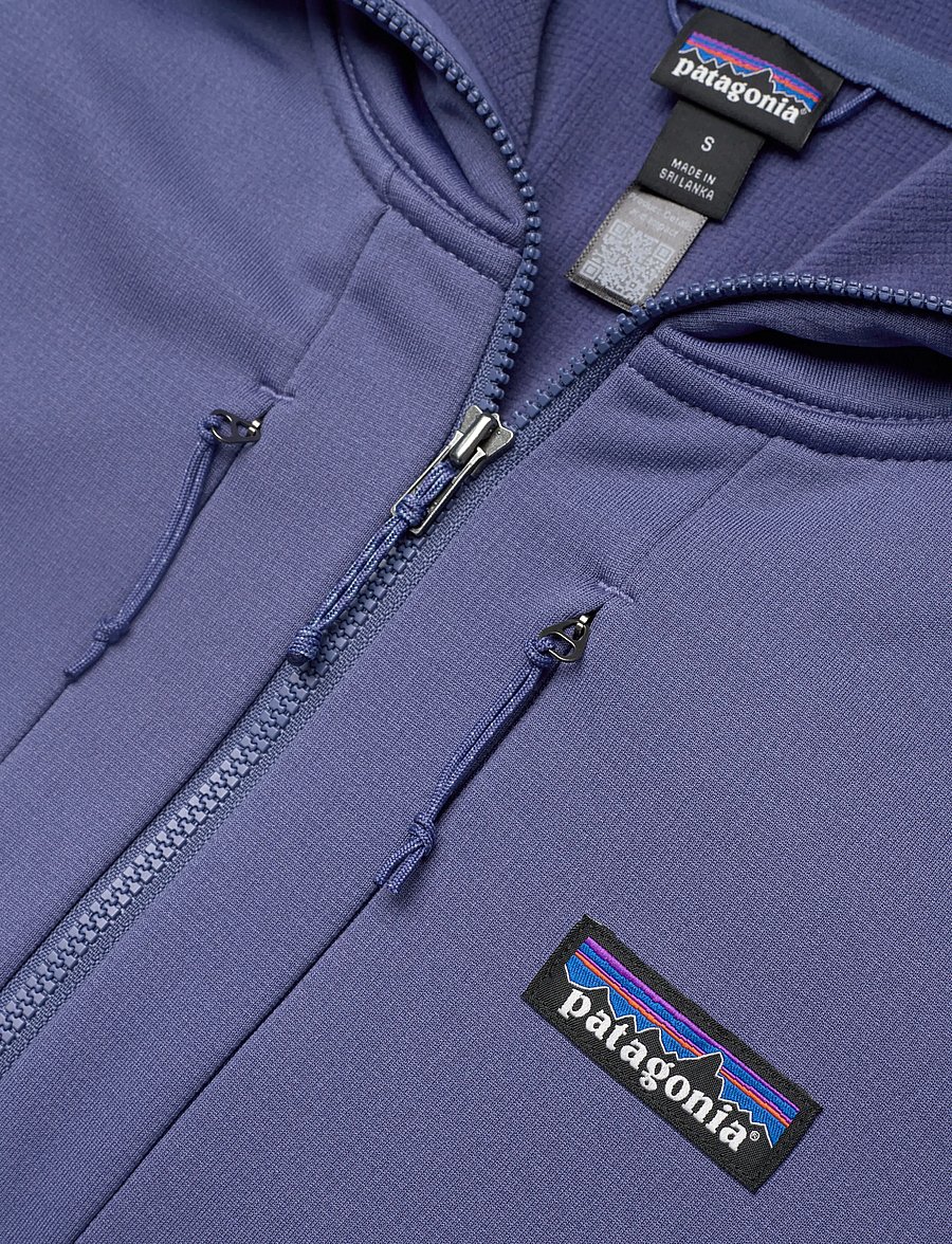 Patagonia - W's R1 Thermal Full-Zip Hoody - sweatshirts - current blue - 2