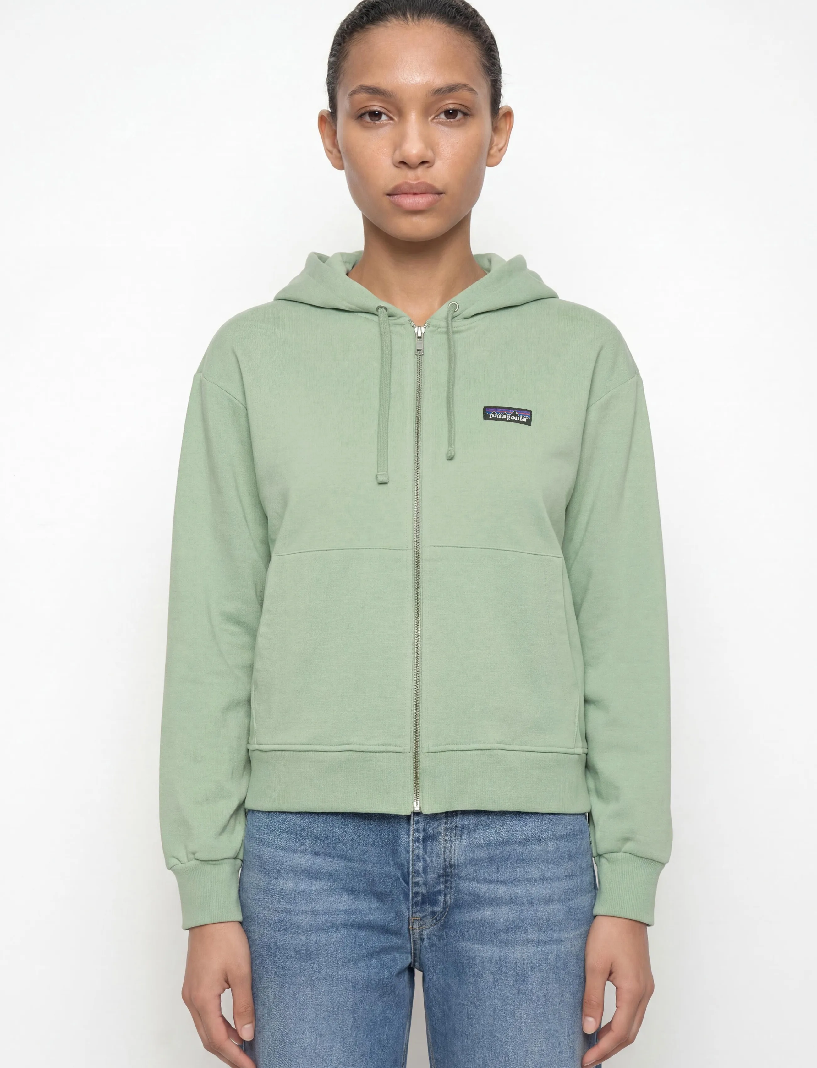 Patagonia - W's Ahnya Full-Zip Hoody - peysur - ellwood green - 3