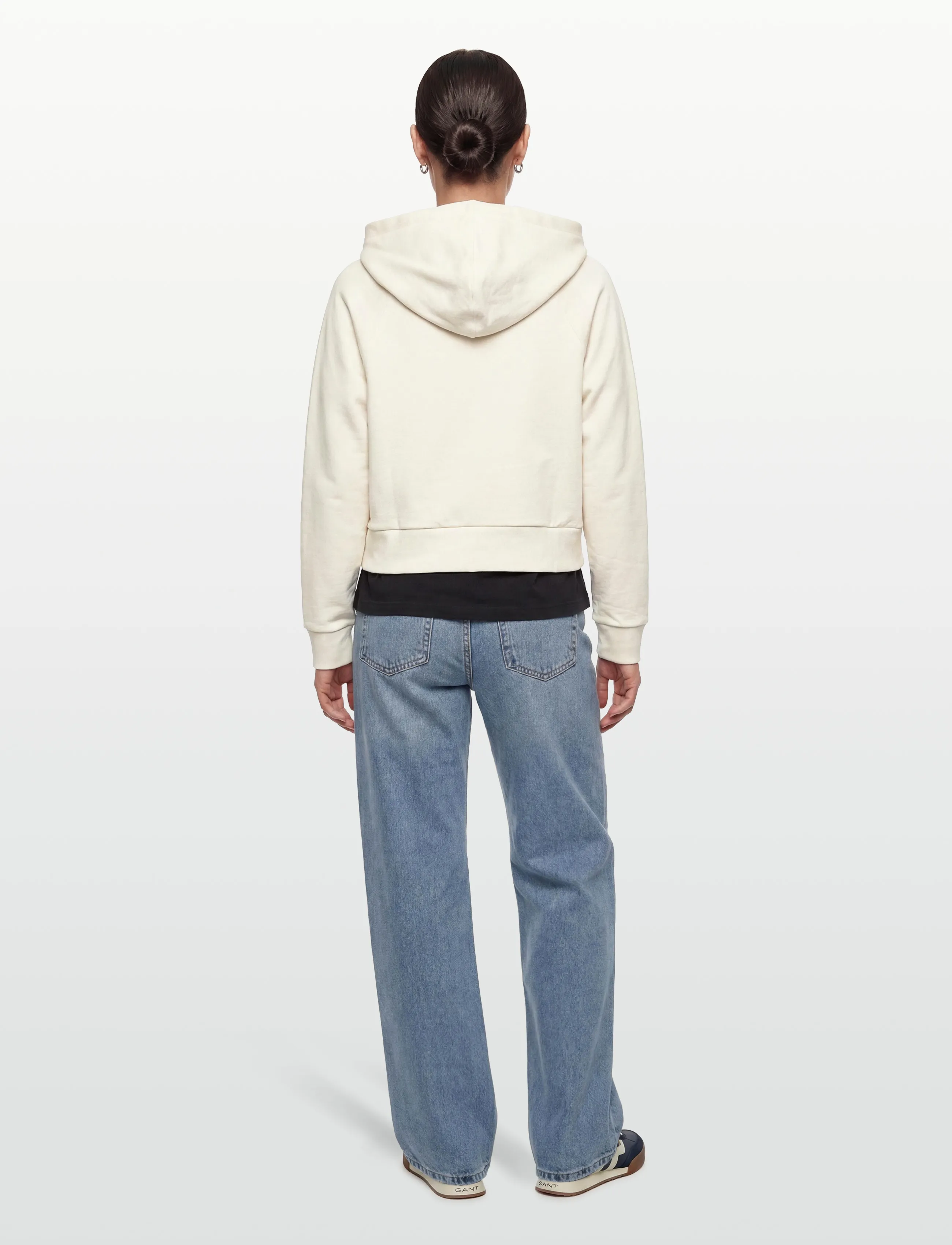 Patagonia - W's Regenerative Organic Certified Cotton Essential Hoody - sweats et sweats à capuche - wool white - 4