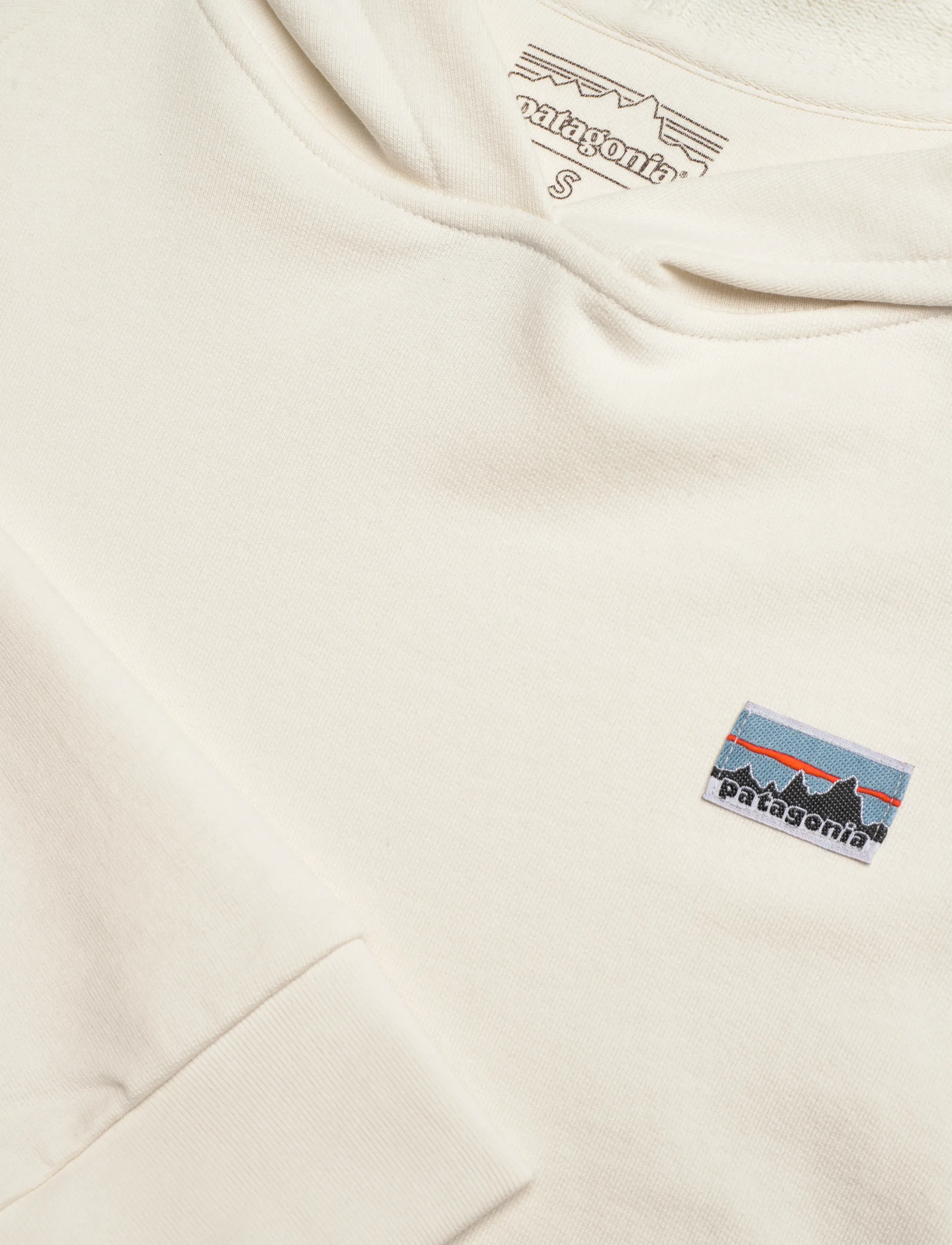 Patagonia - W's Regenerative Organic Certified Cotton Essential Hoody - sweats et sweats à capuche - wool white - 5