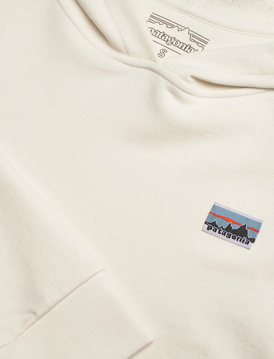 Patagonia - W's Regenerative Organic Certified Cotton Essential Hoody - sweats et sweats à capuche - wool white - 5