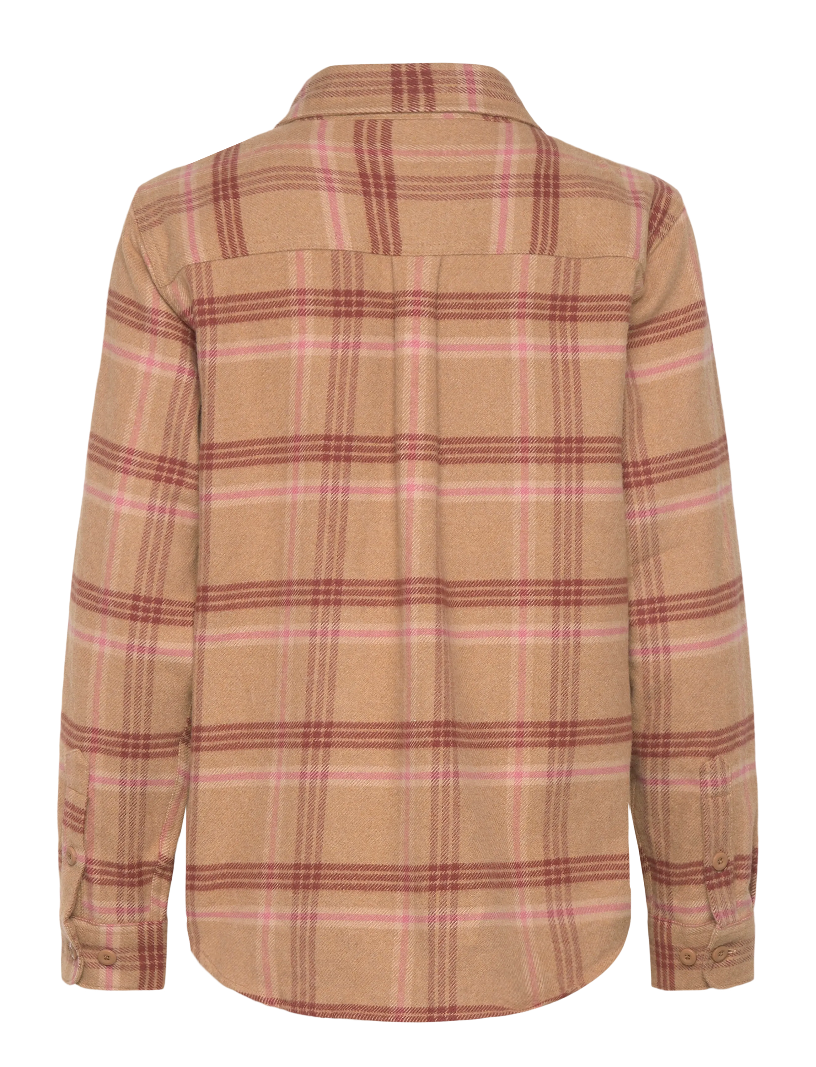 Patagonia - W's Fjord Flannel Shirt - tops & t-shirts - old spruce: nest brown - 2