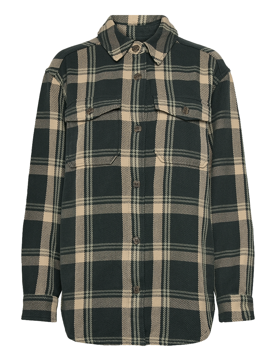 Patagonia - W's Fjord Loft Overshirt Jkt - hemden - cirque: old growth green - 0