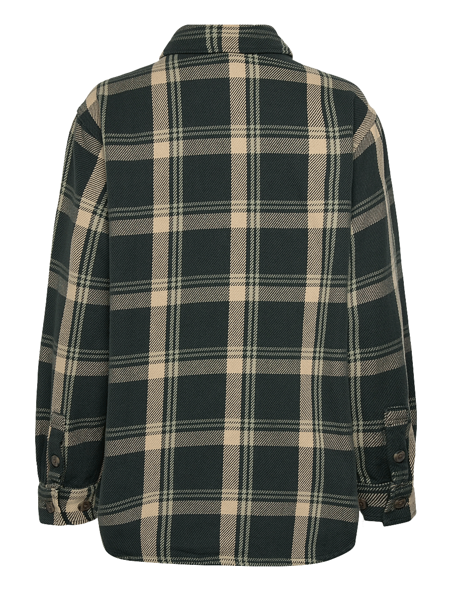 Patagonia - W's Fjord Loft Overshirt Jkt - hemden - cirque: old growth green - 1