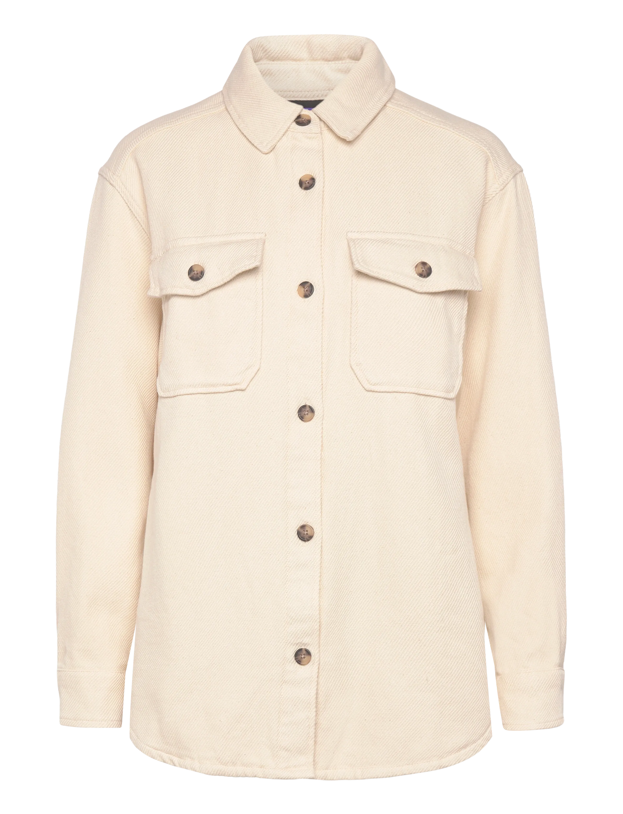 Patagonia W's Fjord Loft Overshirt Jkt - Patagonia - UNDYED NATURAL / cream
