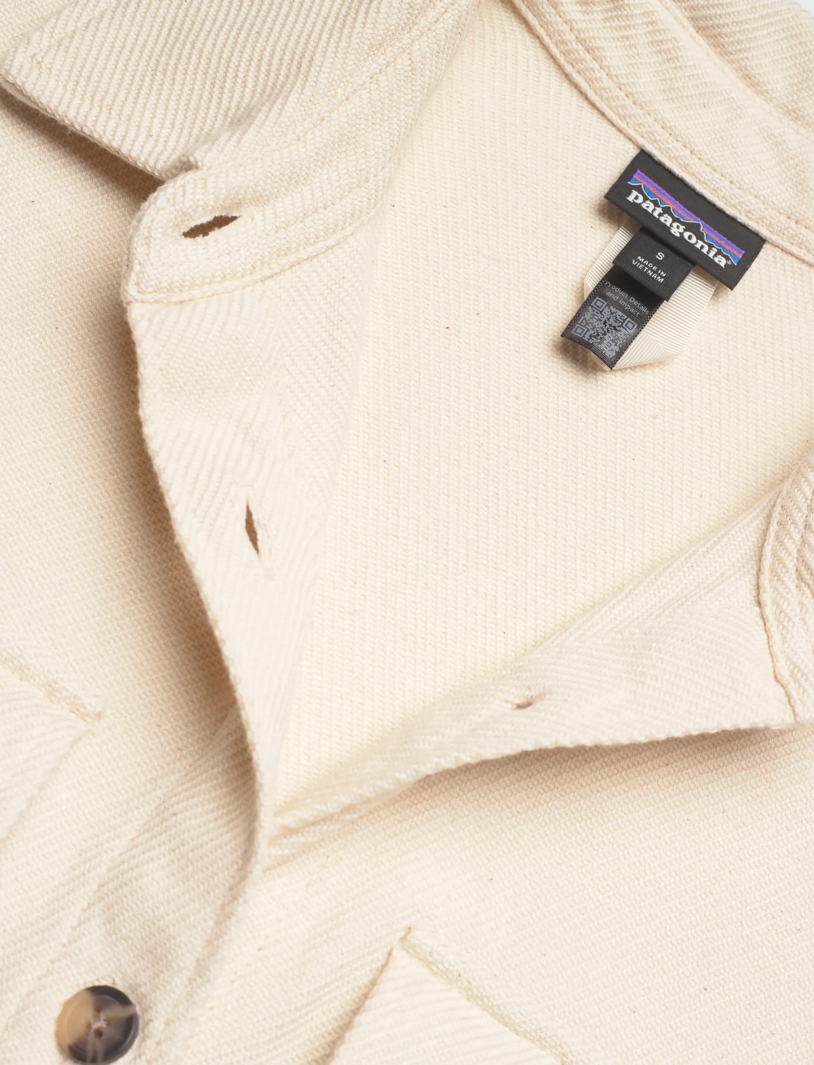 Patagonia - W's Fjord Loft Overshirt Jkt - skjorter - undyed natural - 2