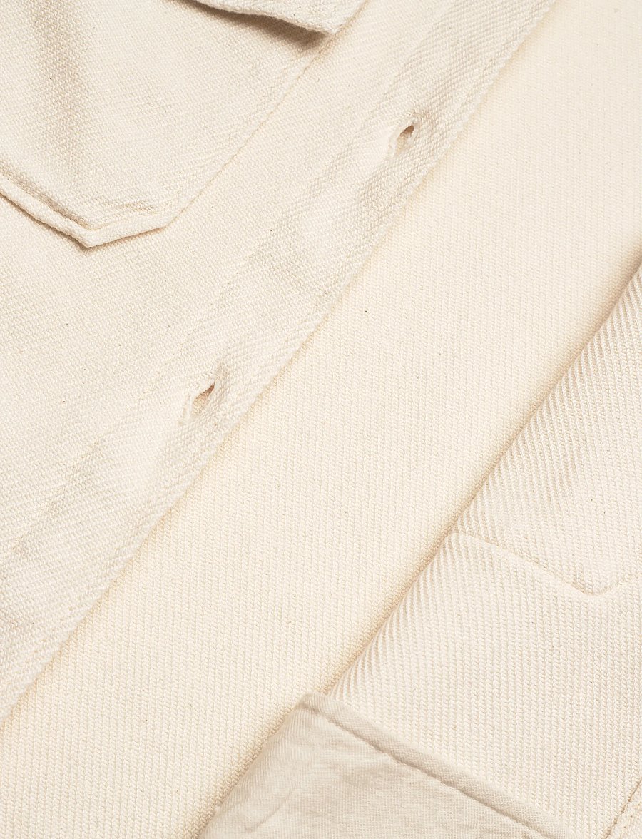 Patagonia - W's Fjord Loft Overshirt Jkt - hemden - undyed natural - 4