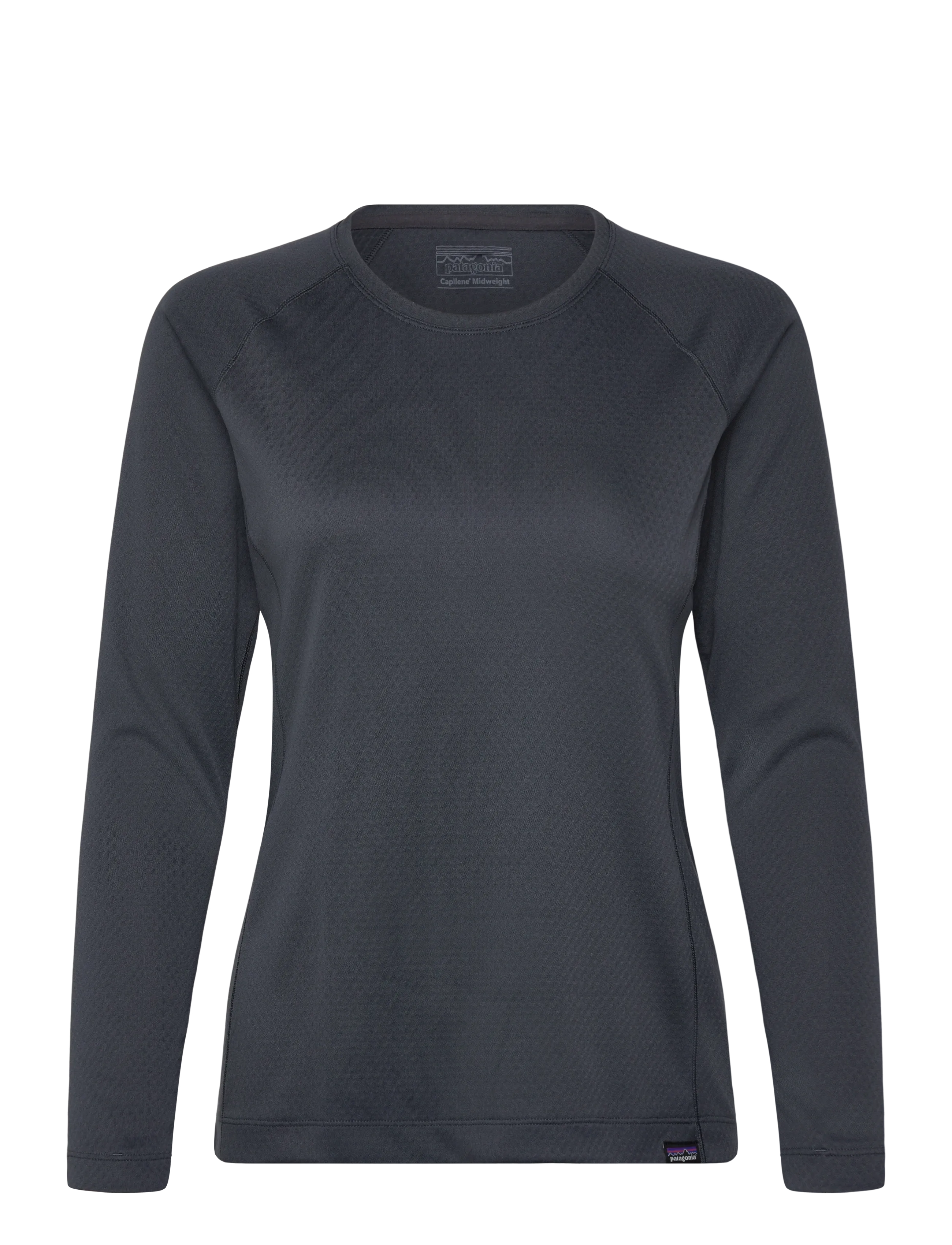 Patagonia W's Cap MW Crew - Funktionsunterwäsche - SMOLDER BLUE / grey