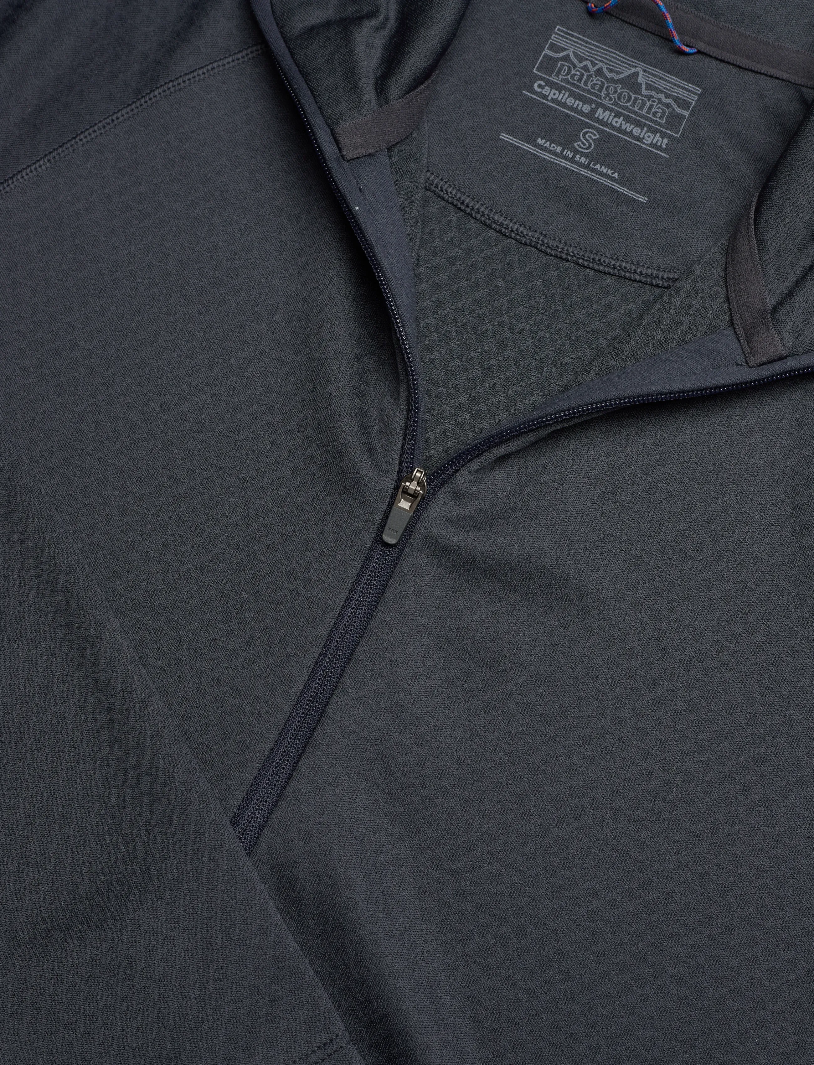 Patagonia - W's Cap MW Zip Neck - bluzki termoaktywne - smolder blue - 2