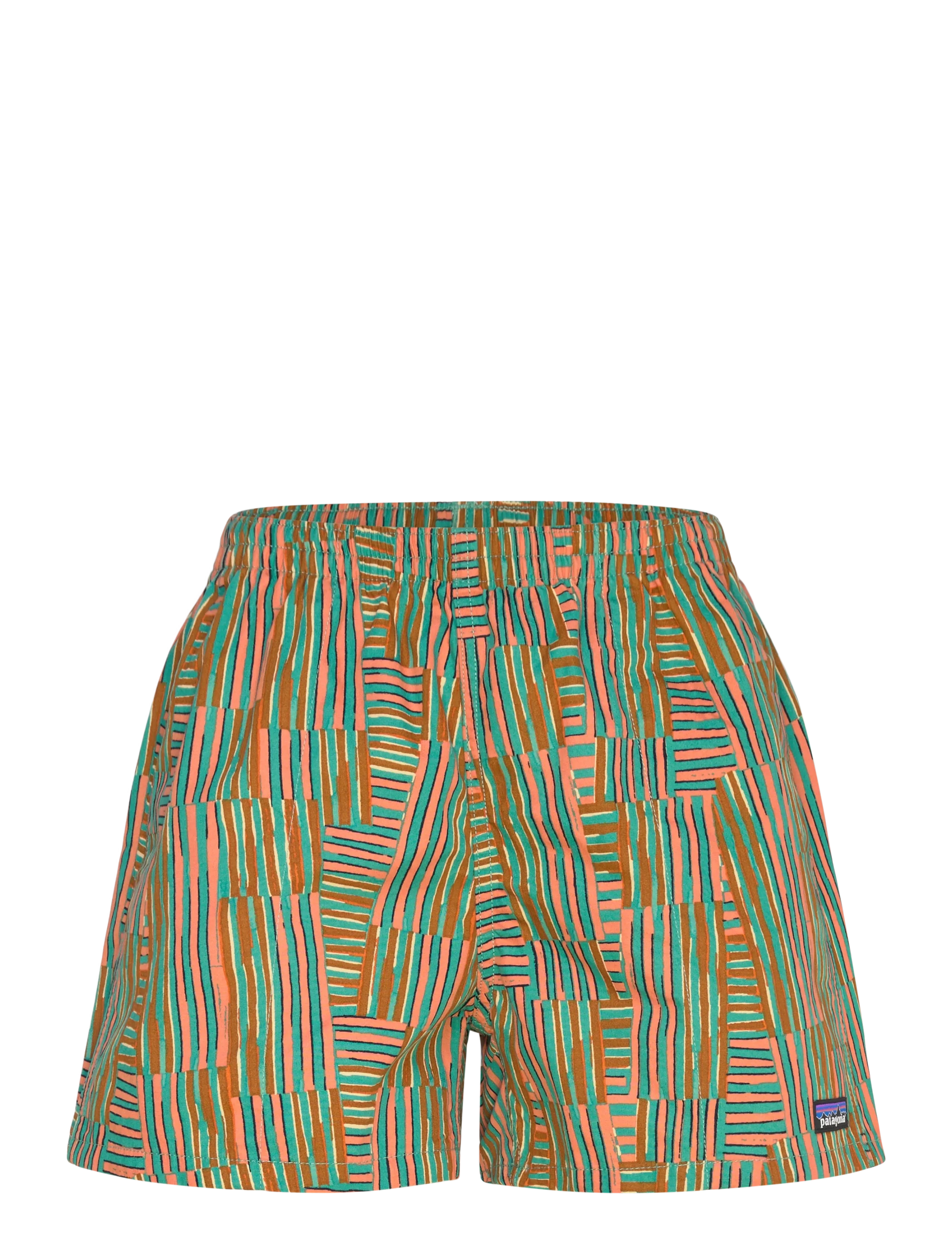 Patagonia W's Funhoggers Shorts - Patagonia - QUILTY FITZ: HEARTLEAF GREEN / green