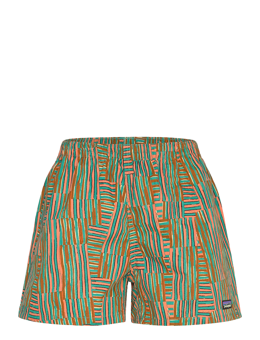 Patagonia - W's Funhoggers Shorts - freizeit shorts - quilty fitz: heartleaf green - 1
