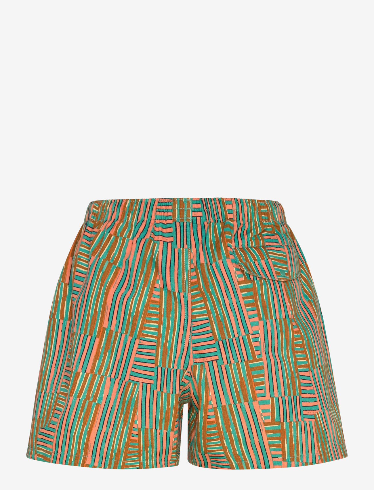 Patagonia - W's Funhoggers Shorts - bottoms - quilty fitz: heartleaf green - 1