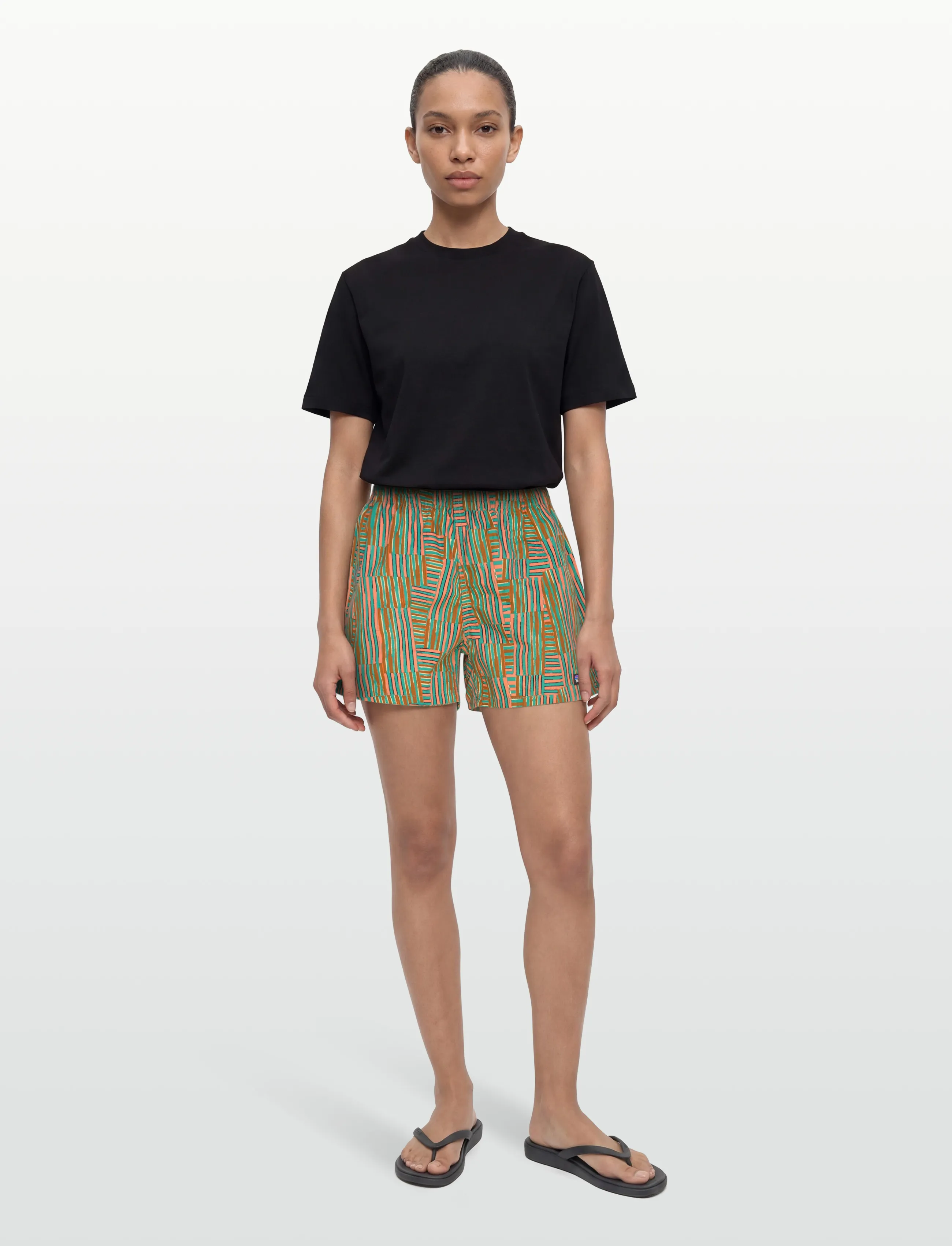 Patagonia W's Funhoggers Shorts, Kvinder, Fritidsshorts, Grøn, Str: M